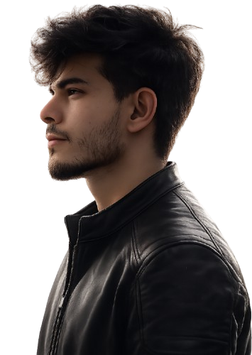 Aman Alria portrait silhouette